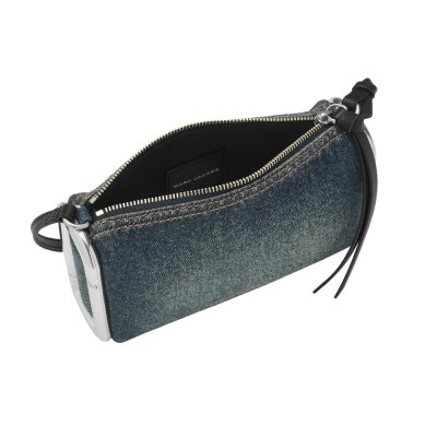 THE SCENE SMALL SHOULDER BAG IN DENIM